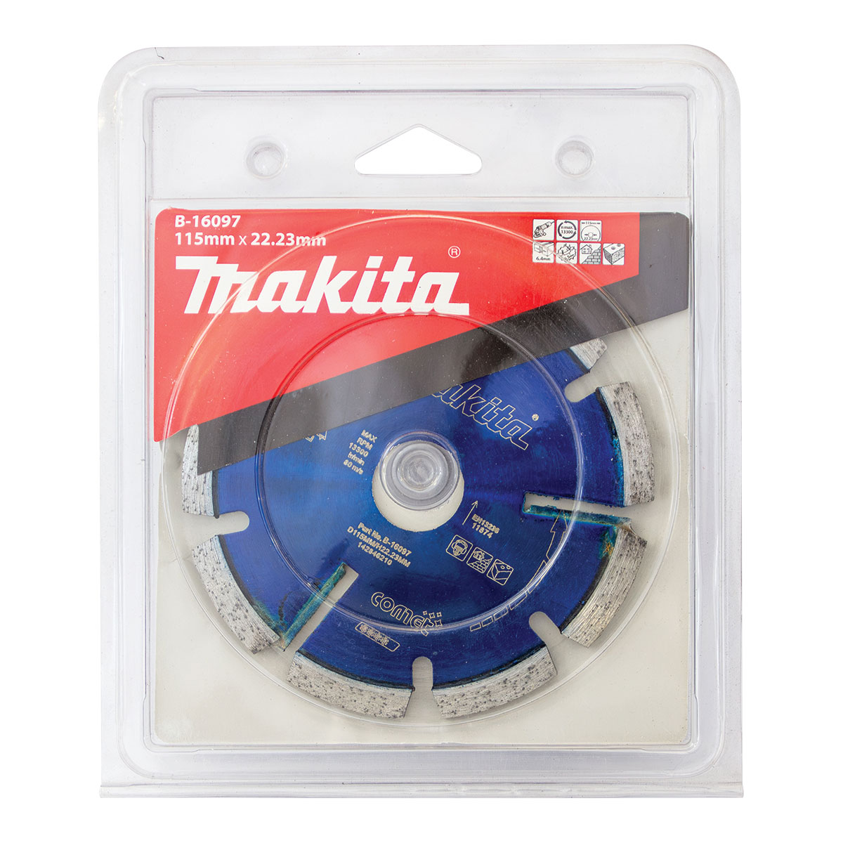 B-16097 - 115mm x 22.23mm Comet Tuck Point diamond blade