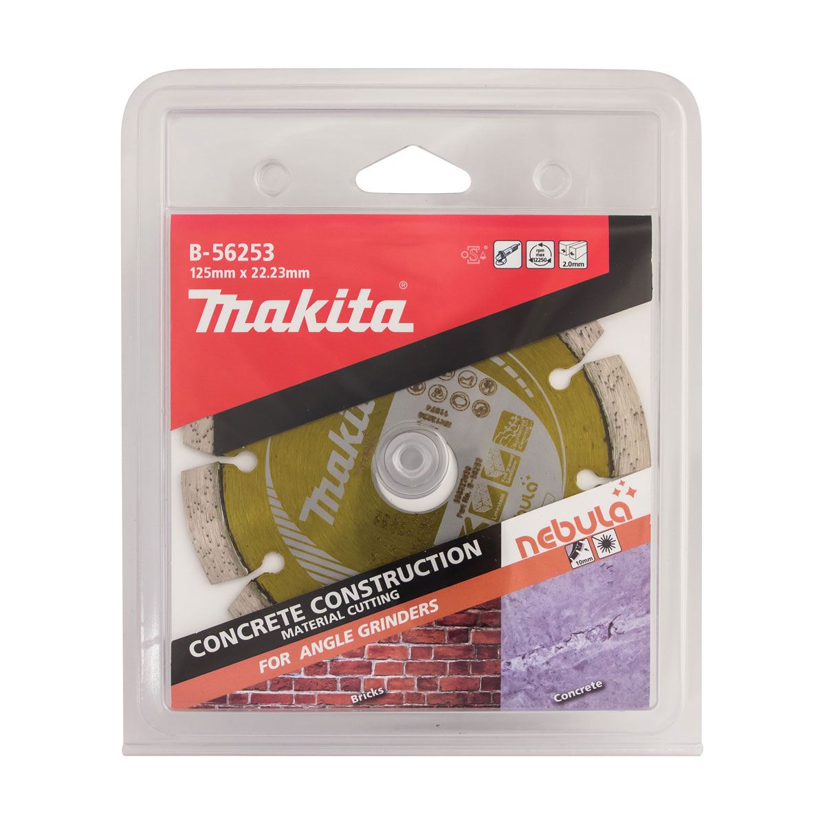 B-56253 - 125mm x 22.23/20mm Nebula Segmented diamond blade