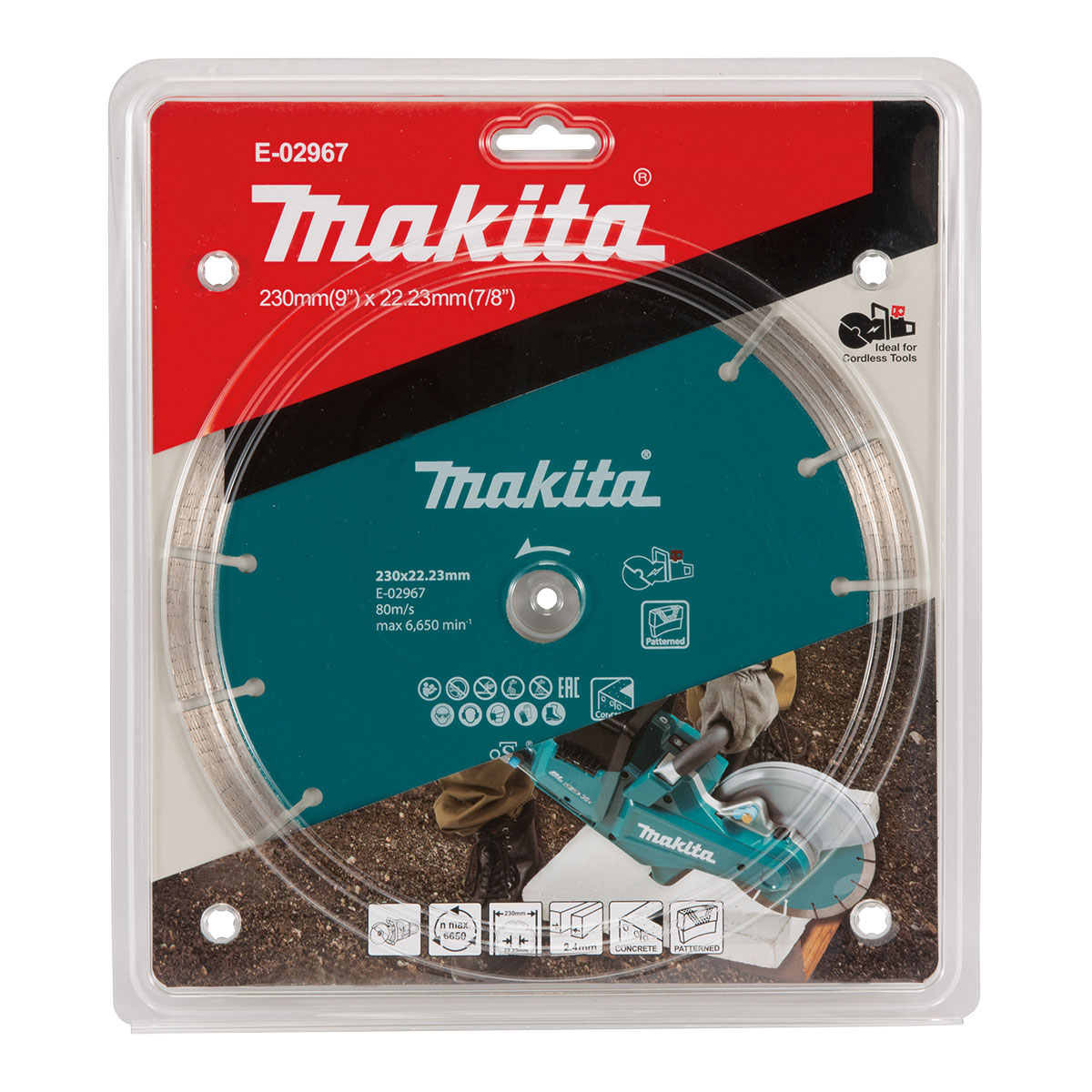 E-02967 - 230mm x 22.23mm 3DDG Segmented diamond blade