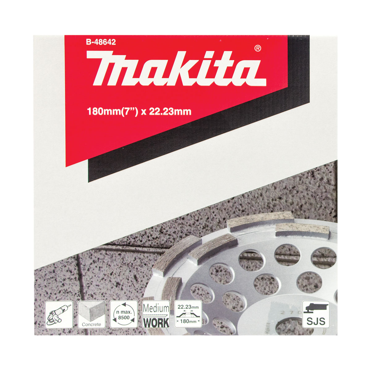 B-48642 - 180mm x 22.23mm Offset Diamond - Double Row
