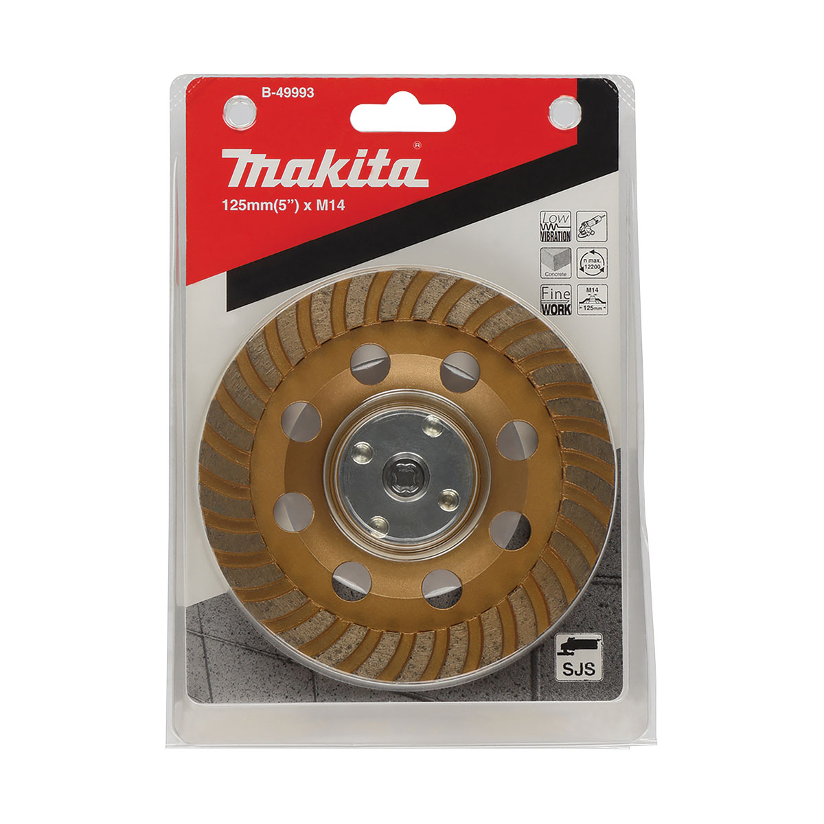 B-49993 - 125mm x M14 AVT Offset Diamond - Turbo