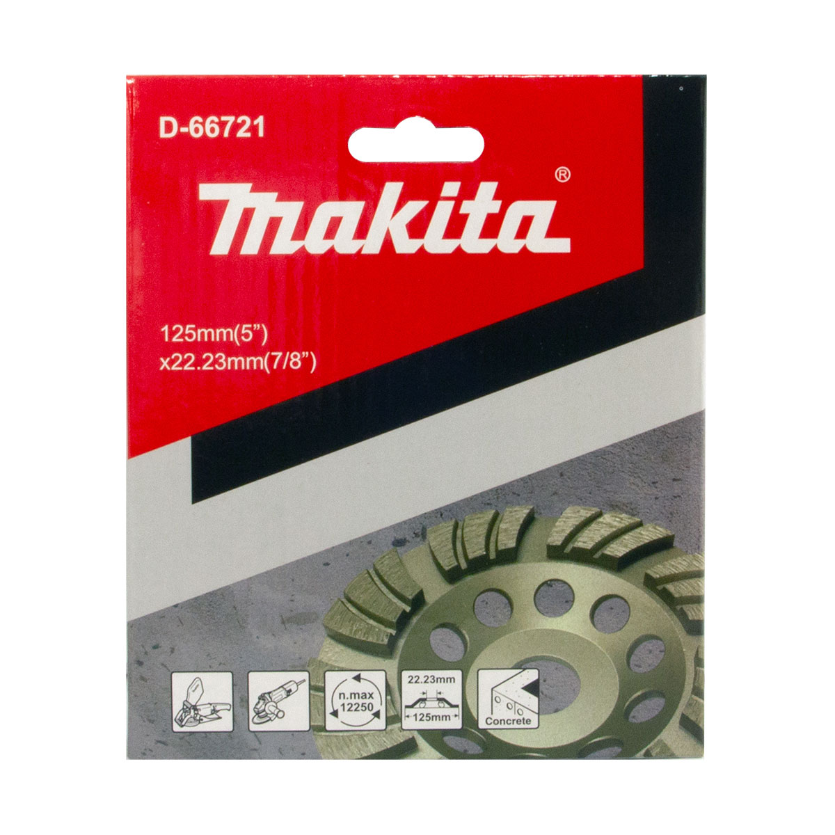 D-66721 - 125mm x 22.23mm Offset Diamond - Turbo