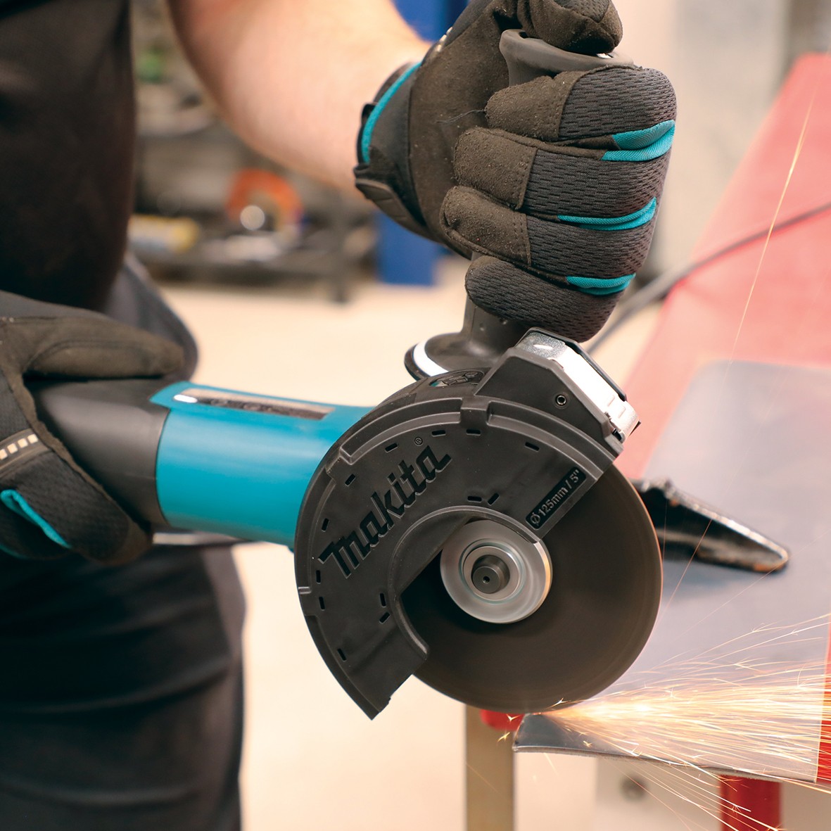 GA5090X01-125mm (5") 1,900W Slide Switch Angle Grinder