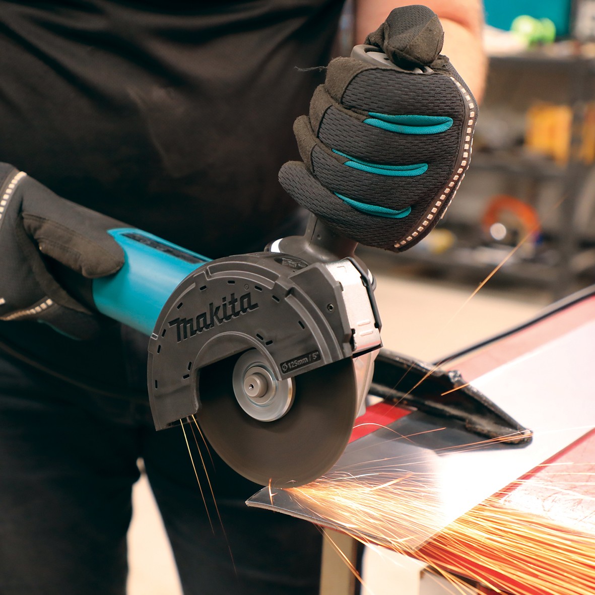 GA5091X01-125mm (5") 1,900W Slide Switch Angle Grinder