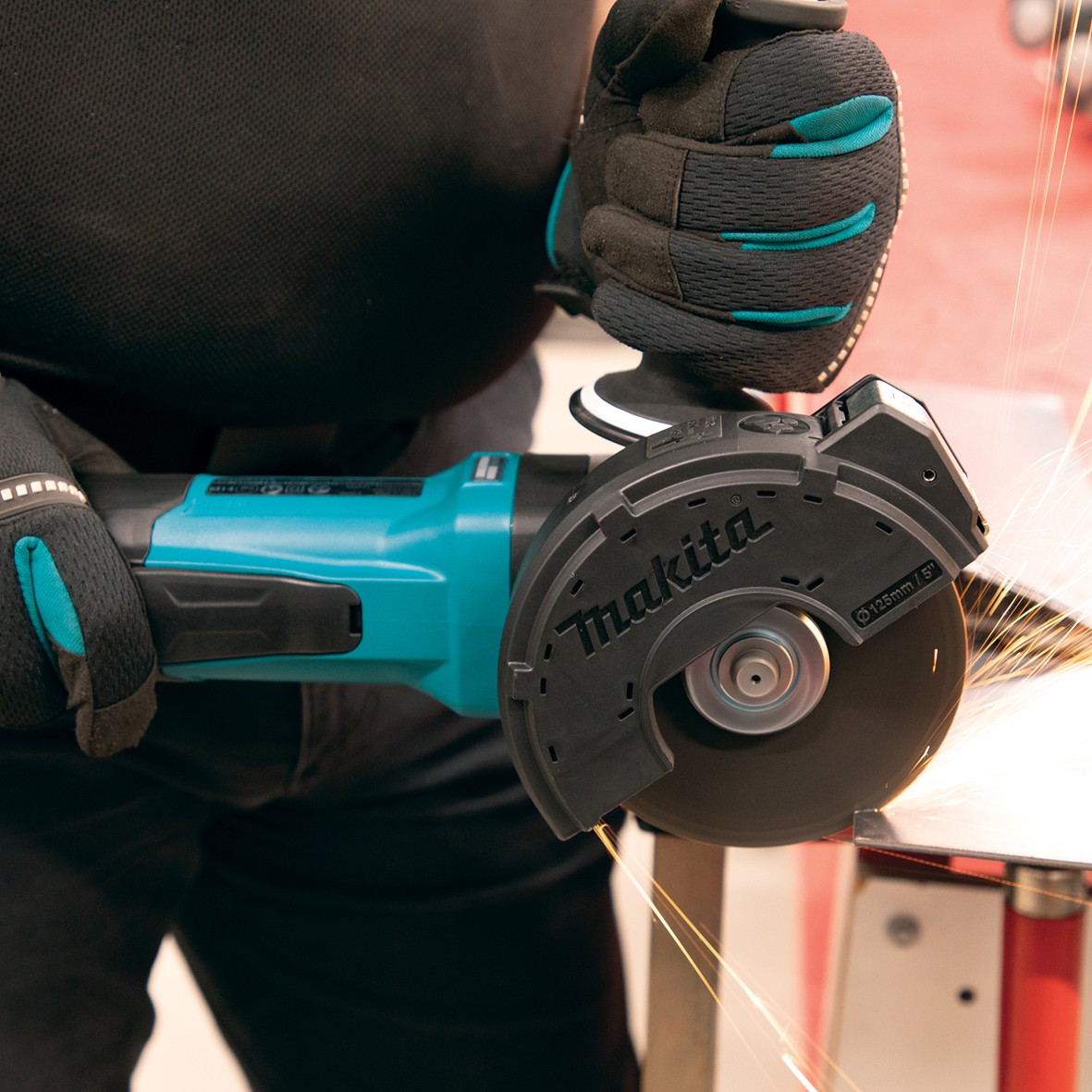 GA5093X01-125mm (5") 1,900W Paddle Switch Angle Grinder