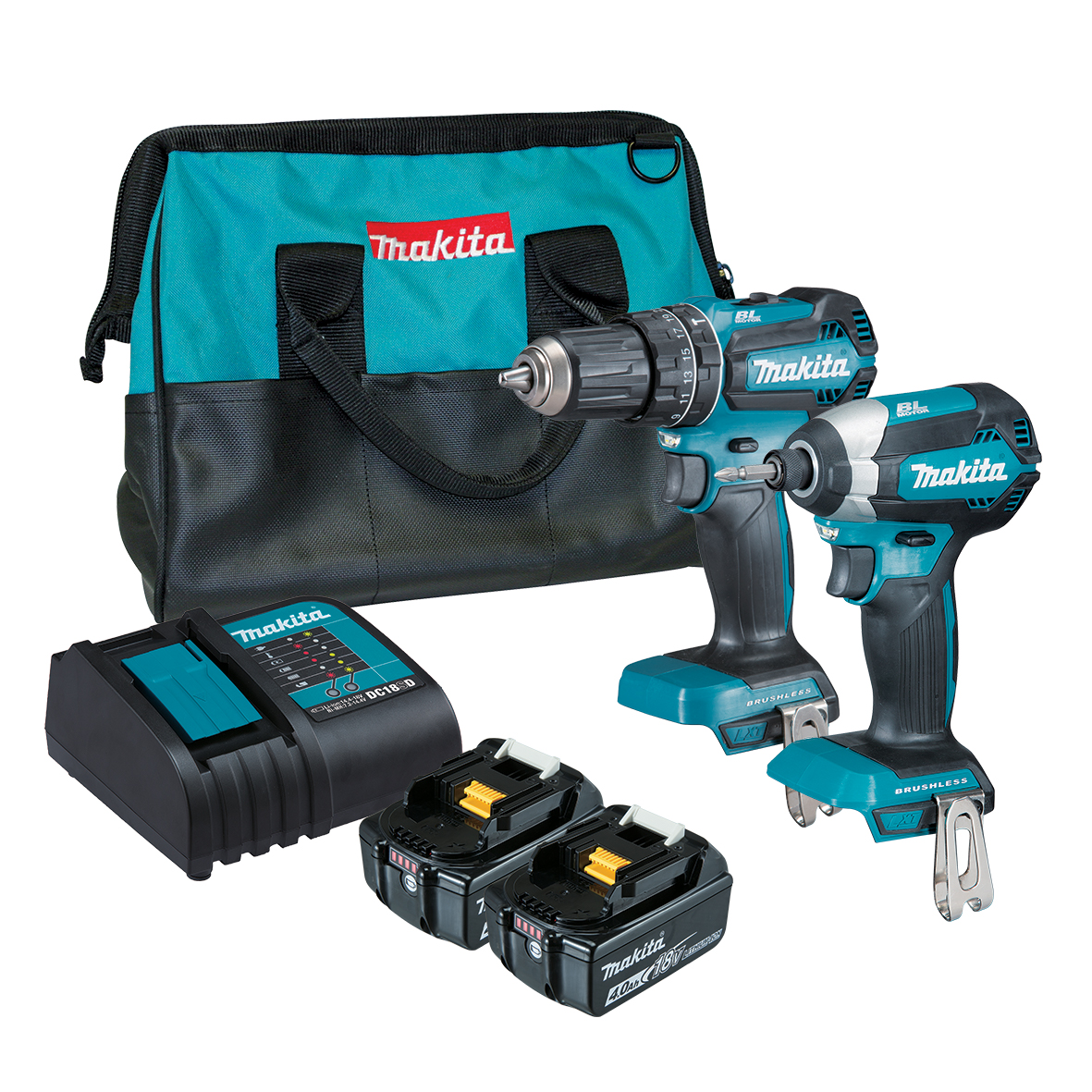 DLX2283SM-18V Brushless 2 Piece Combo Kit