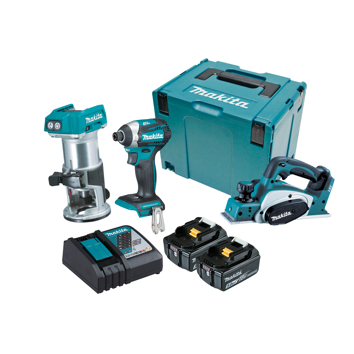 DLX3098TJ-18V Mobile Brushless 3 Piece Combo Kit
