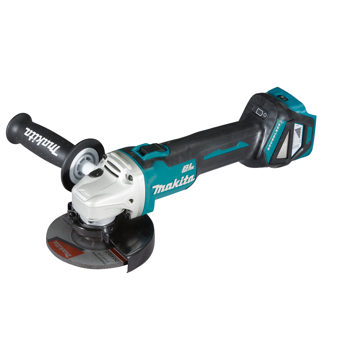 DGA511RTE-18V Brushless 125mm Slide Switch Angle Grinder Kit