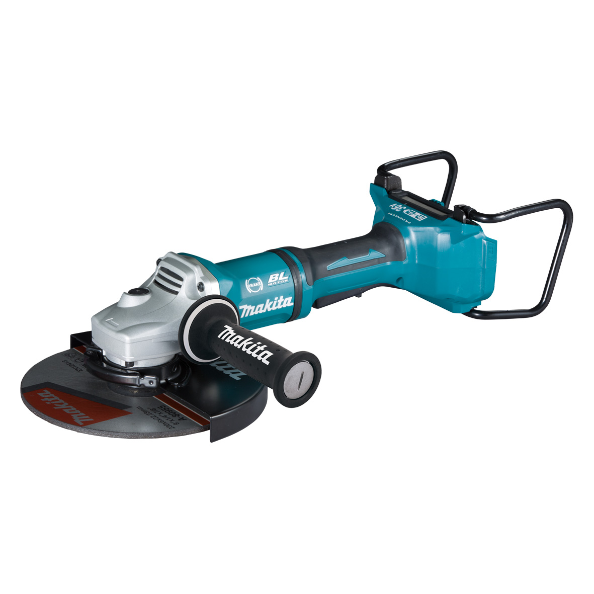 DGA900PTX1-18Vx2 Mobile Brushless 230mm (9") Angle Grinder Kit