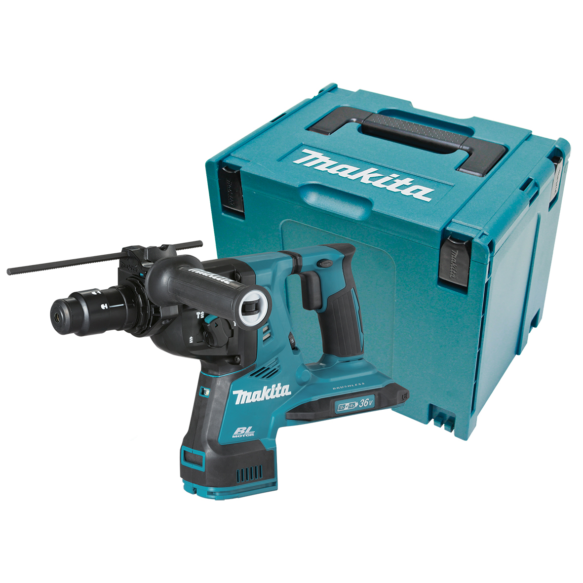 DHR283PT2JU-18Vx2 Mobile Brushless AWS  28mm SDS Plus Rotary Hammer Kit