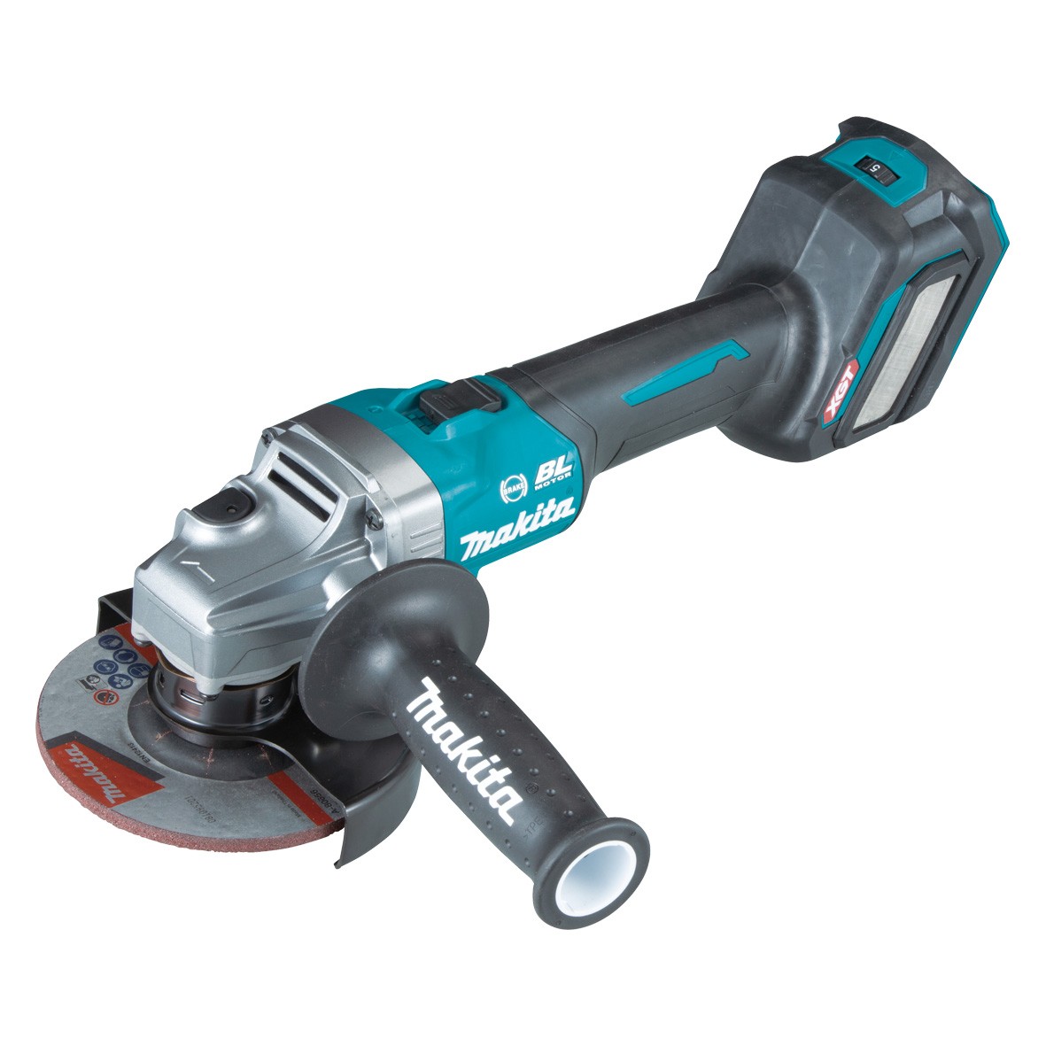 GA023GM201-40V Max Brushless 125mm (5") Variable Speed Slide Switch Angle Grinder Kit