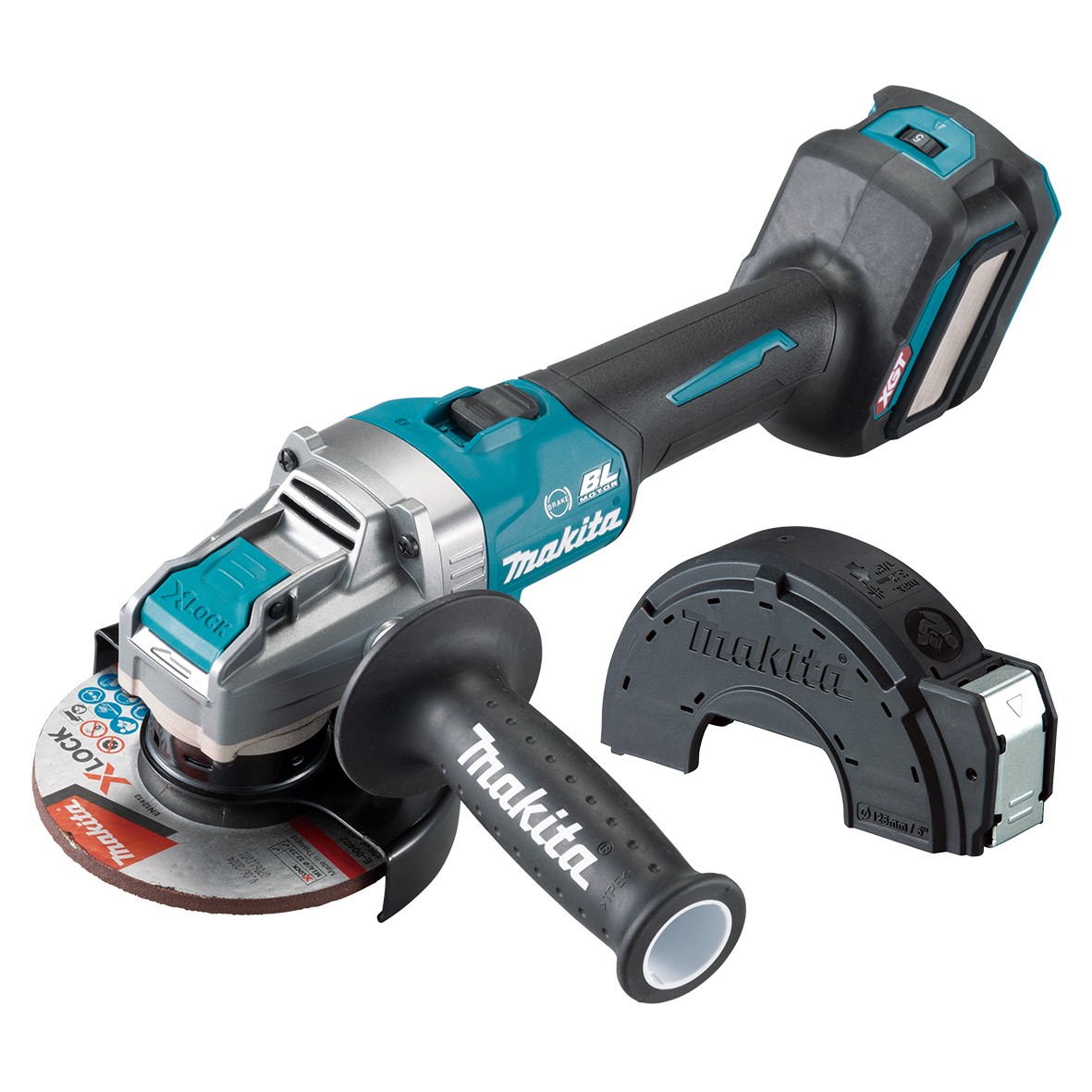 GA041GM202- 40V Max Brushless X-Lock 125mm (5")  Slide Switch Angle Grinder Kit