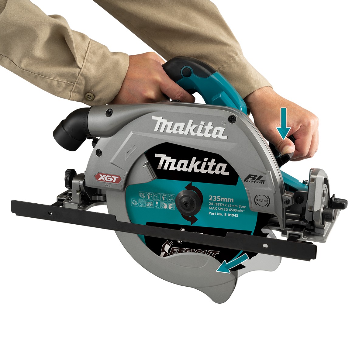 HS009GT201- 40V Max Brushless 235mm (9-1/4”) Circular Saw Kit