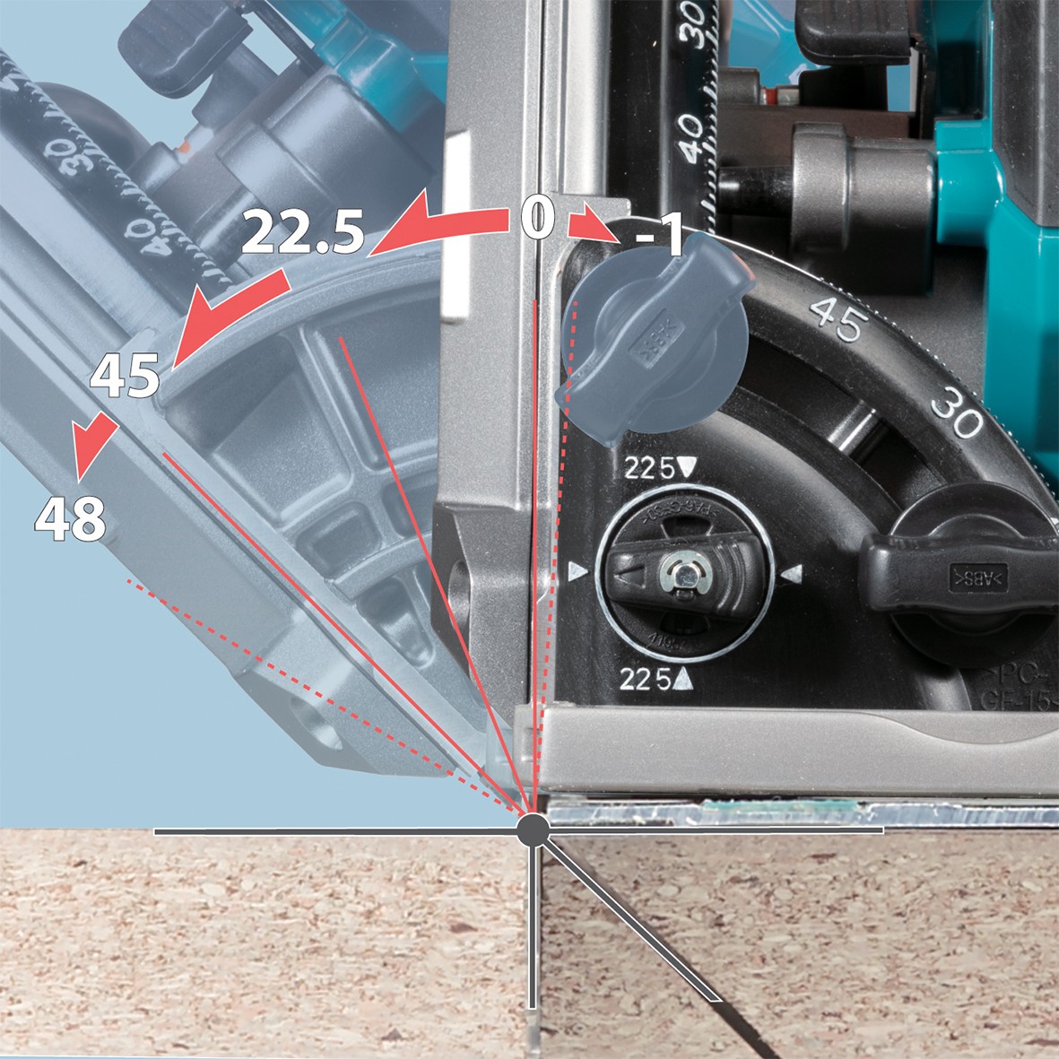 SP001GM201- 40V Max Brushless 165mm (6-1/2") Plunge Cut Saw Kit