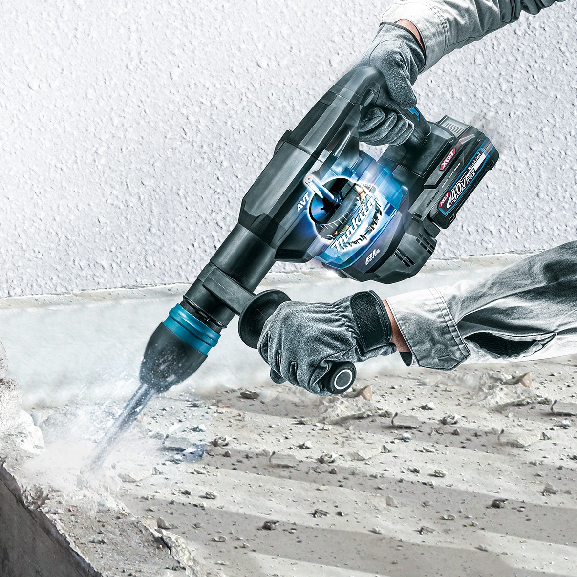 HM001GM202- 40V Max Brushless SDS Max Demolition Hammer Kit