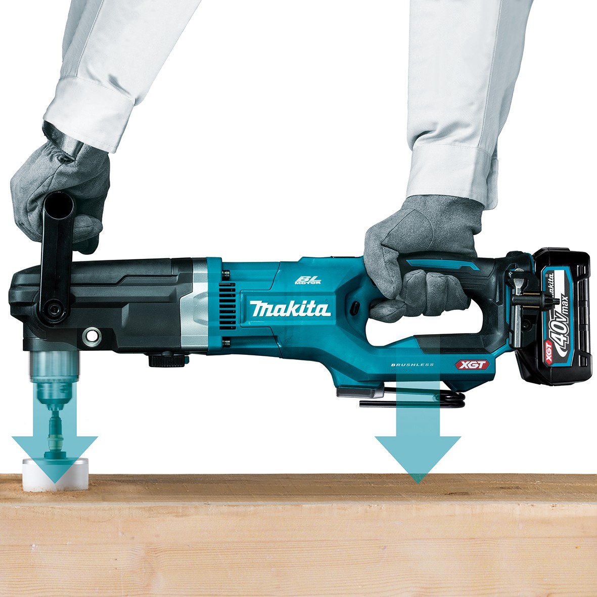 DA001GM102- 40V Max Brushless Right Angle Drill