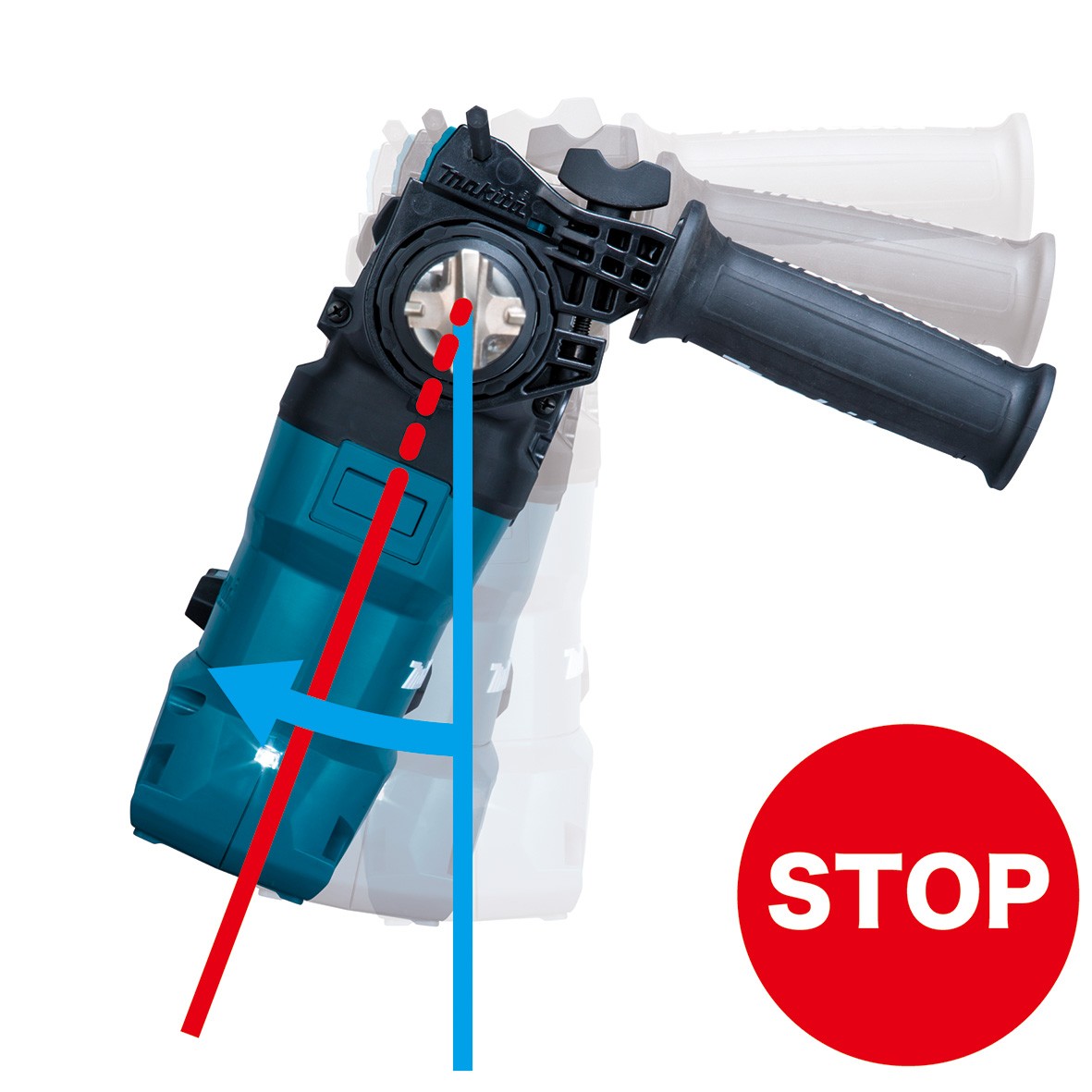 HR009GM201- 40V Max Brushless 30mm SDS Plus Rotary Hammer Kit