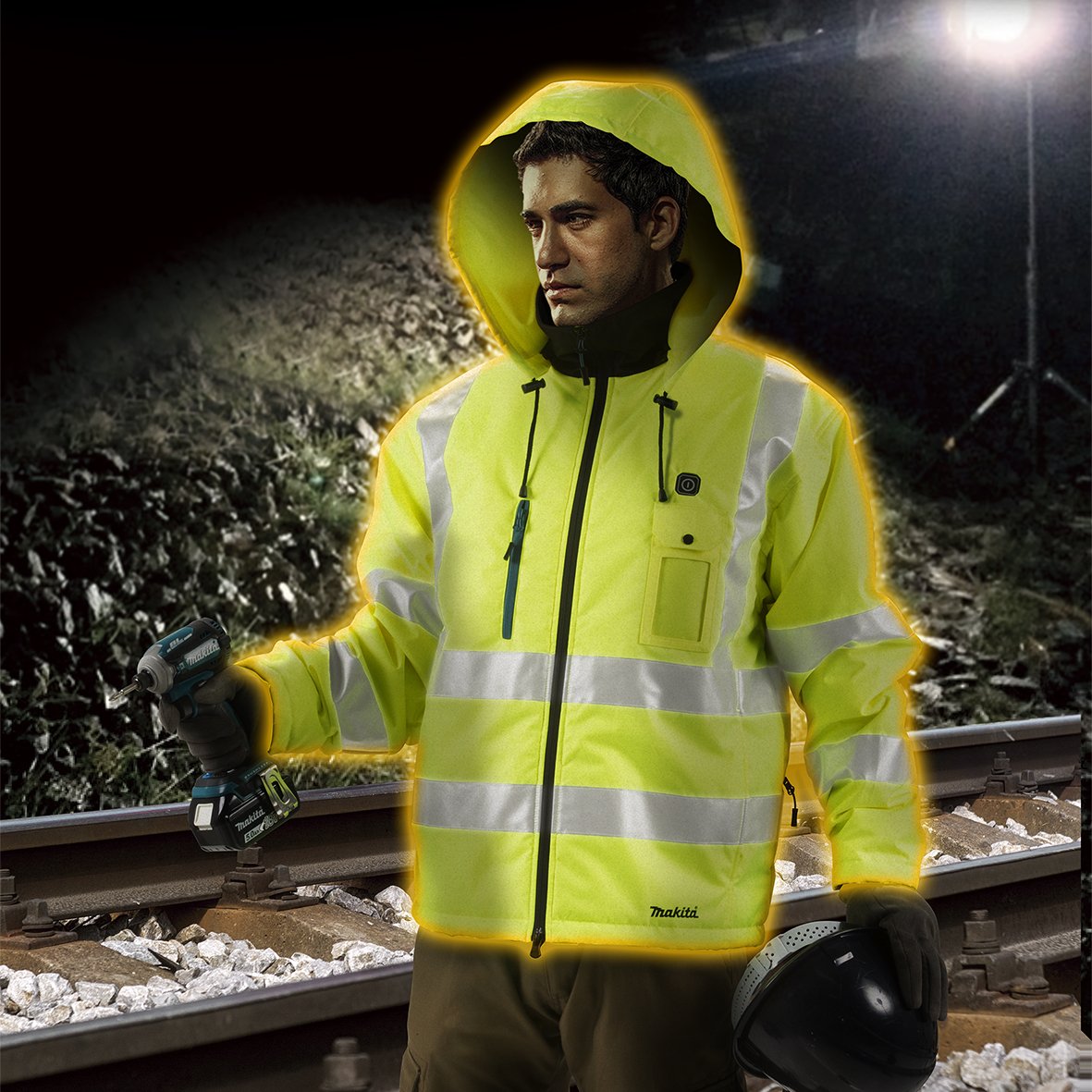 CJ106DZ-12V Max High Visibility Heated Jacket