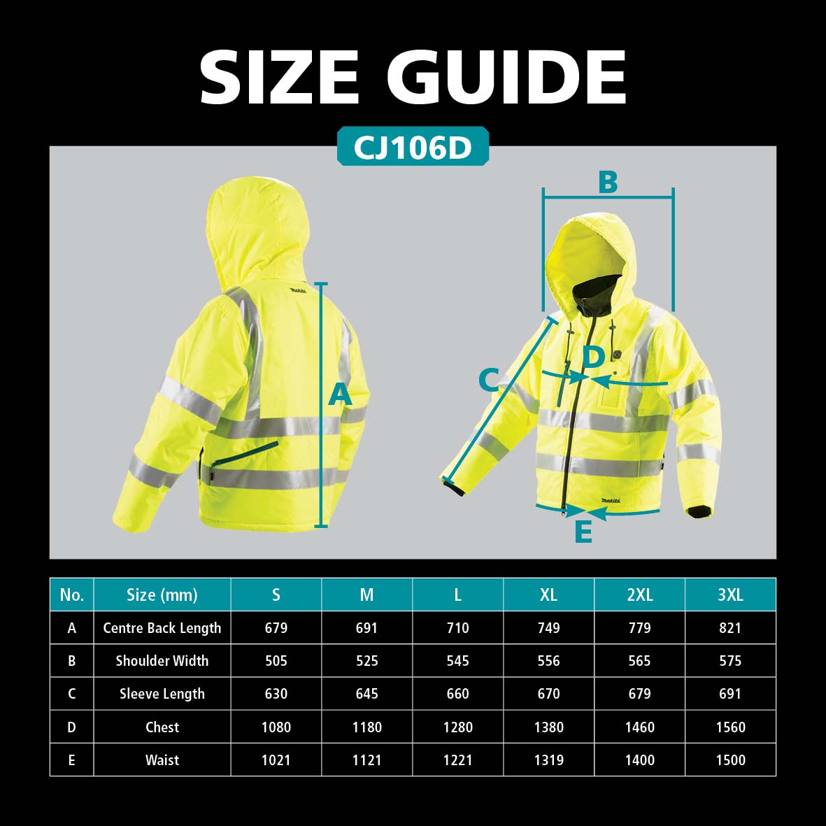 CJ106DZ-12V Max High Visibility Heated Jacket