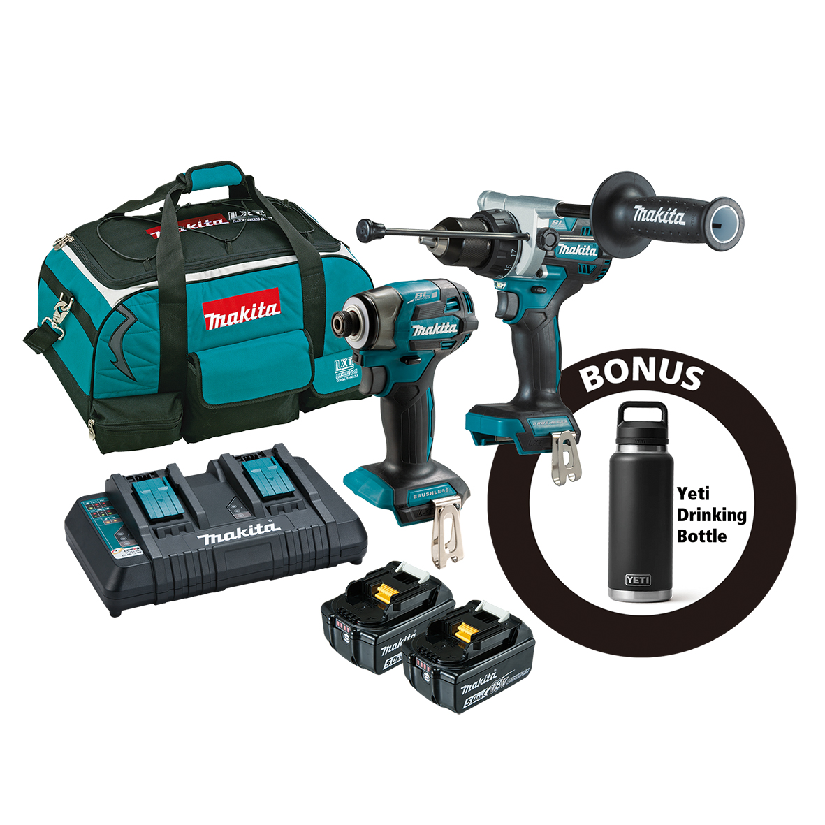DLX2516TX2 - 18V Brushless 2 Piece Combo Kit