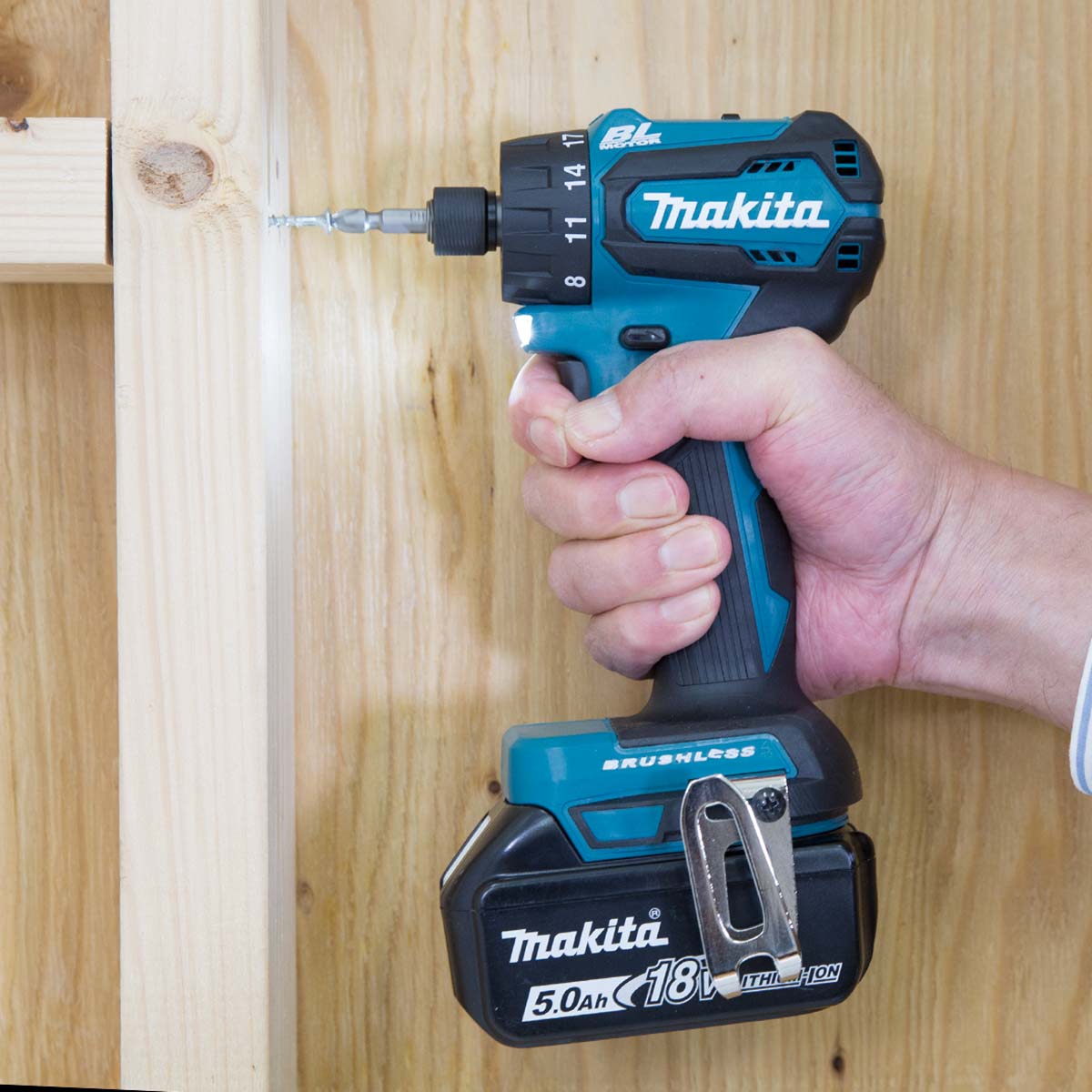 DDF083Z-18V Mobile Brushless Sub-Compact 1/4" Hex Chuck Driver Drill