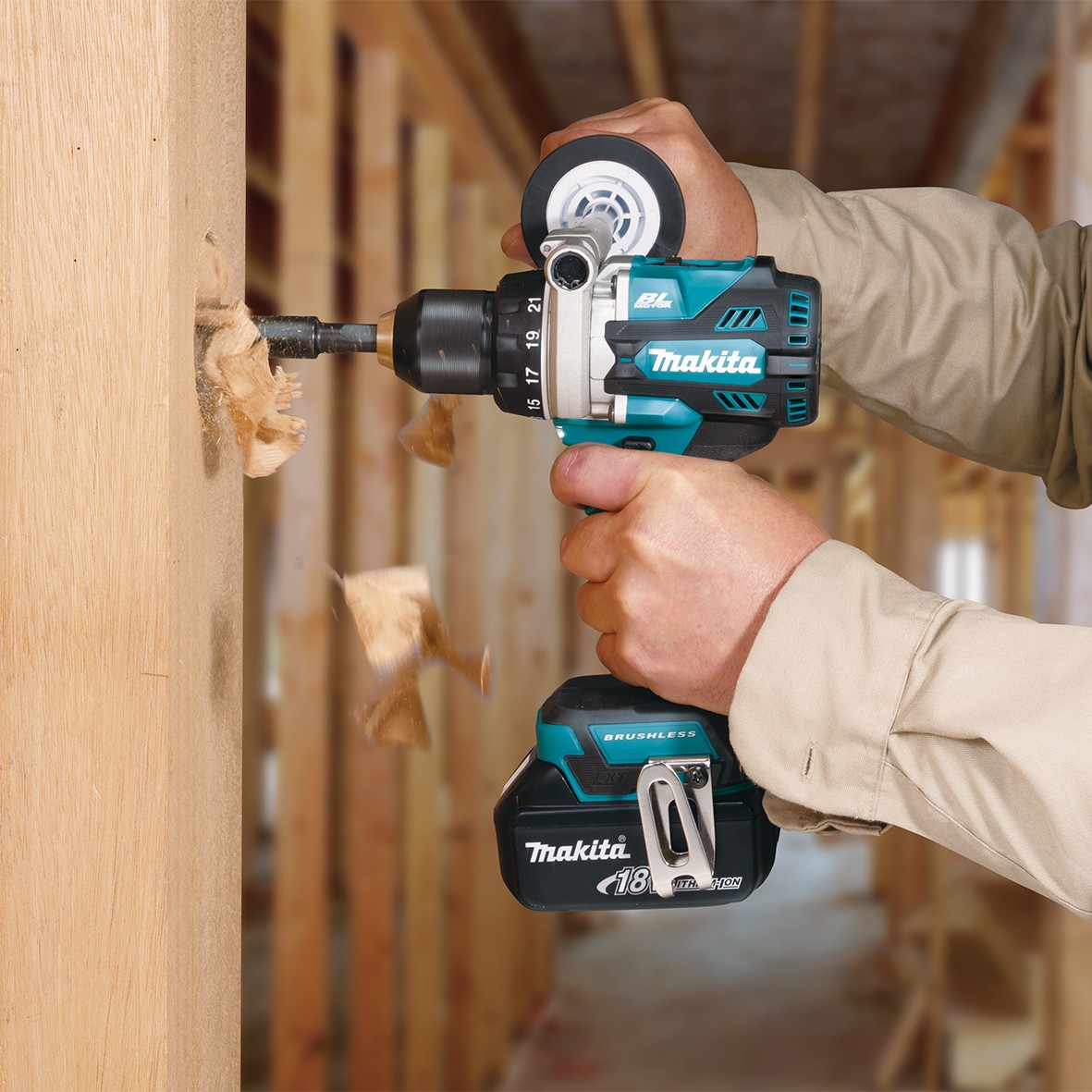 DDF486Z- 18V Brushless Heavy Duty Driver Drill