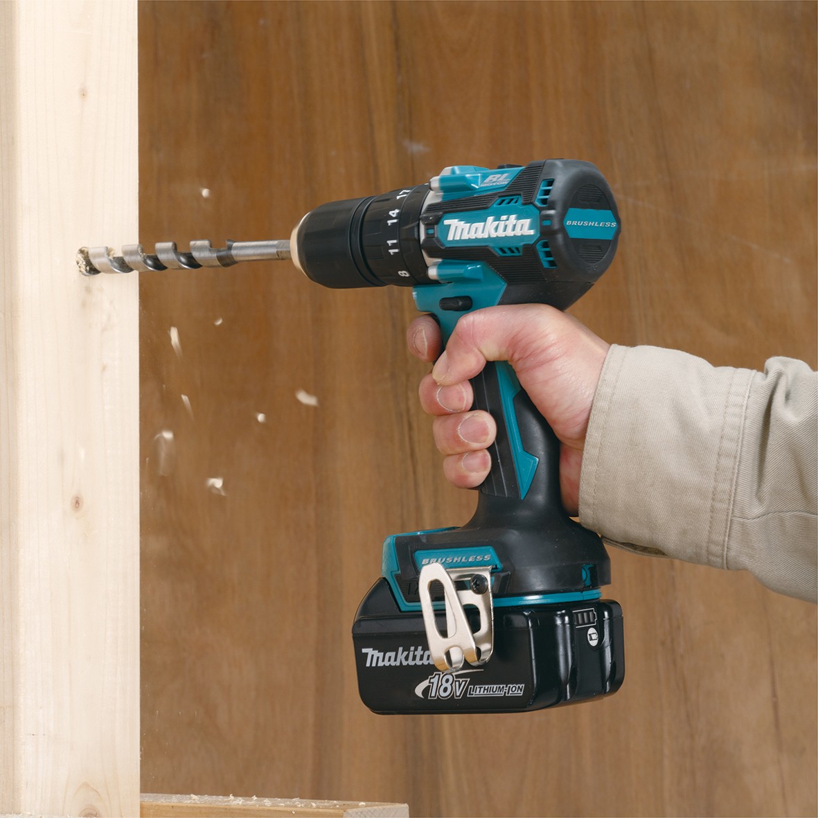 DHP487Z- 18V Brushless Sub-Compact Hammer Driver Drill