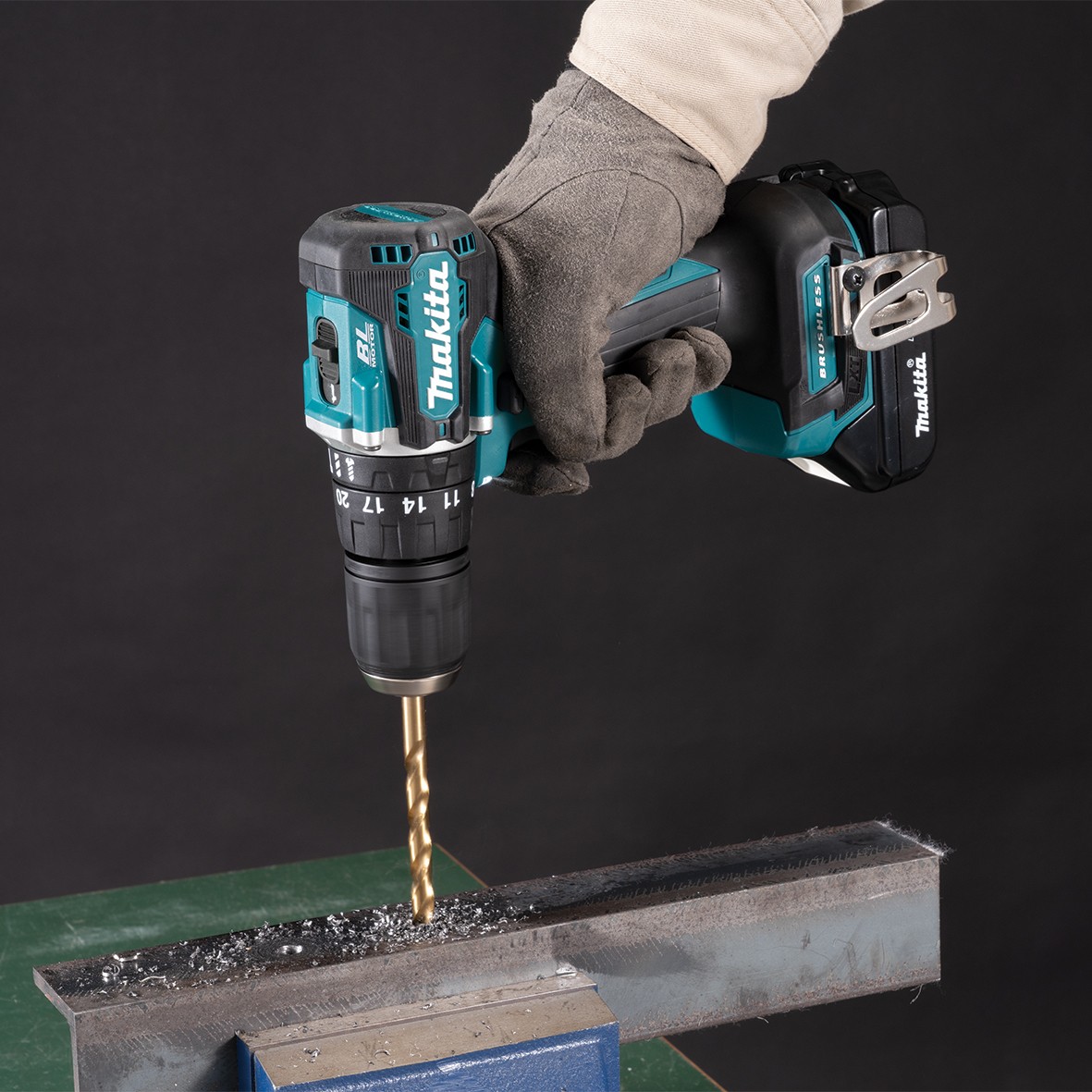 DHP487Z- 18V Brushless Sub-Compact Hammer Driver Drill