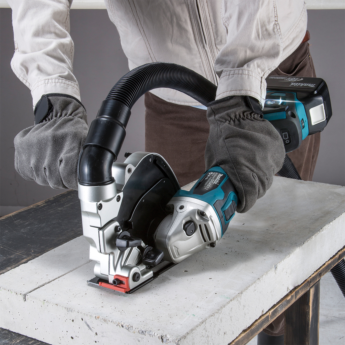 DGA512ZU-18V Brushless AWS 125mm Slide Switch Angle Grinder