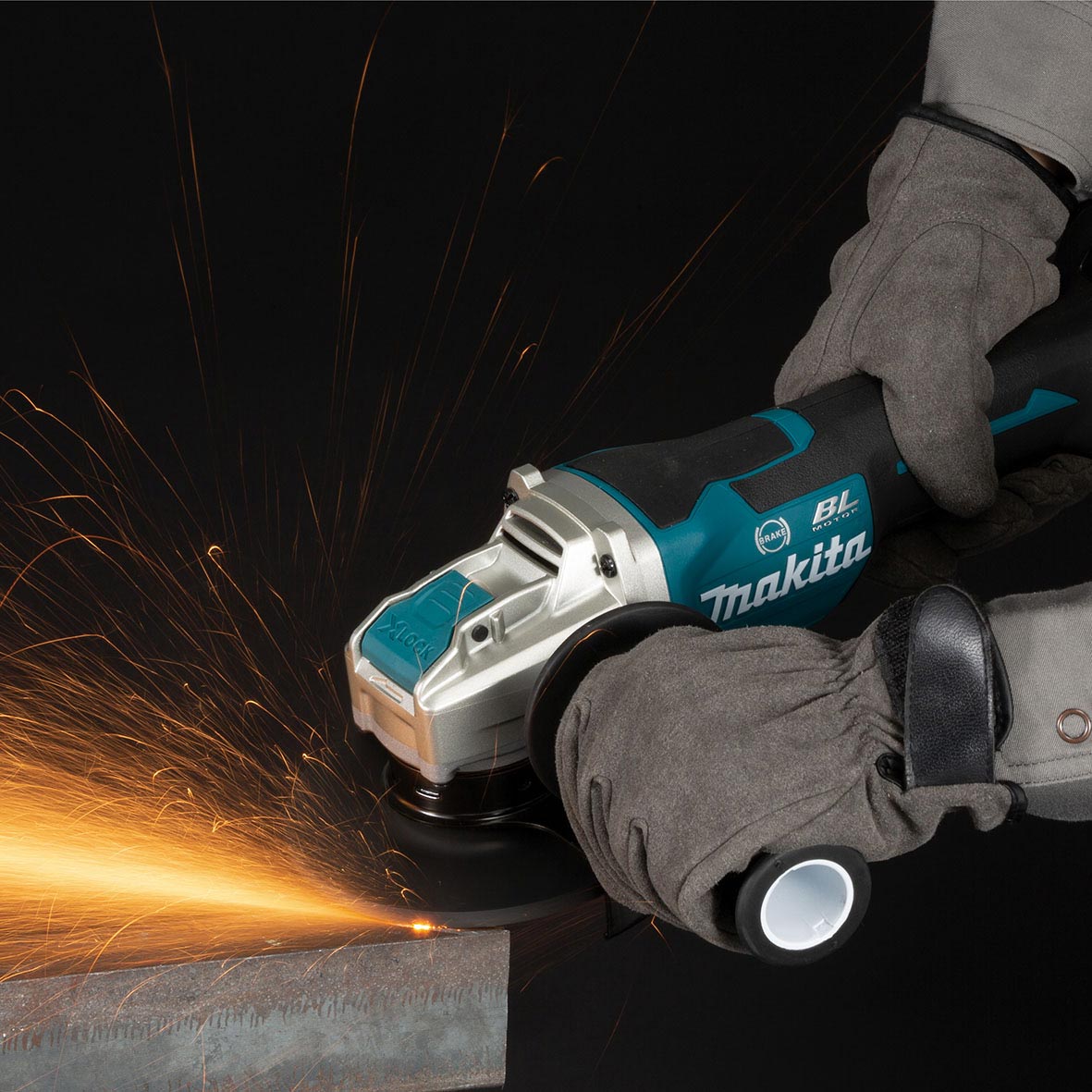 DGA519Z- 18V Brushless X-Lock Angle Grinder