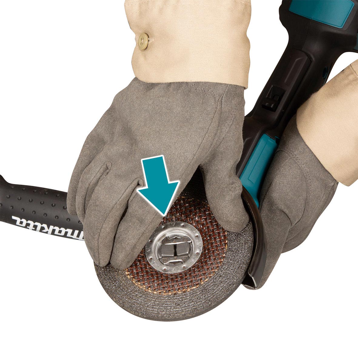 DGA519Z- 18V Brushless X-Lock Angle Grinder