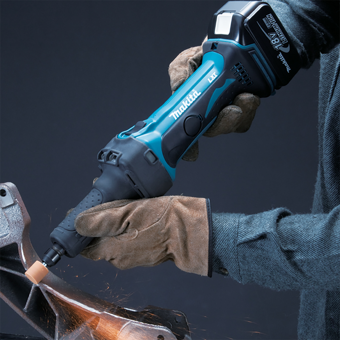 DGD800Z-18V Mobile Die Grinder Long Nose