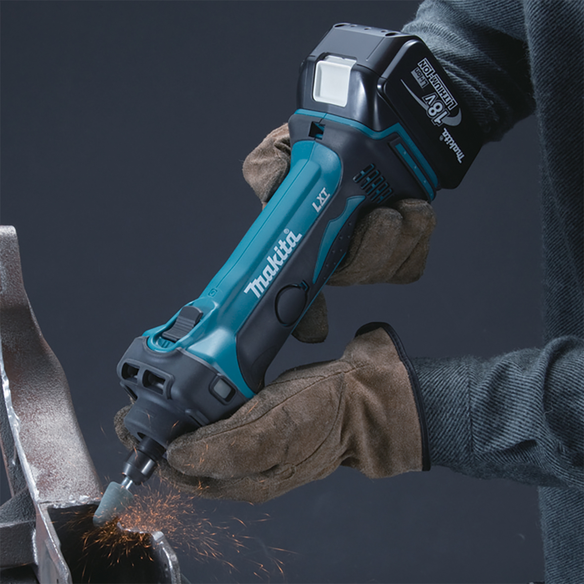 DGD801Z-18V Mobile Die Grinder Short Nose