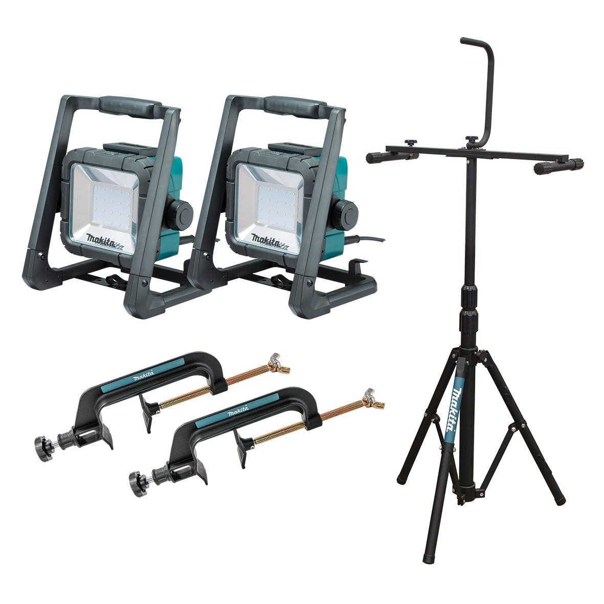DML805X02 - 18V LED Work lights & Tripod