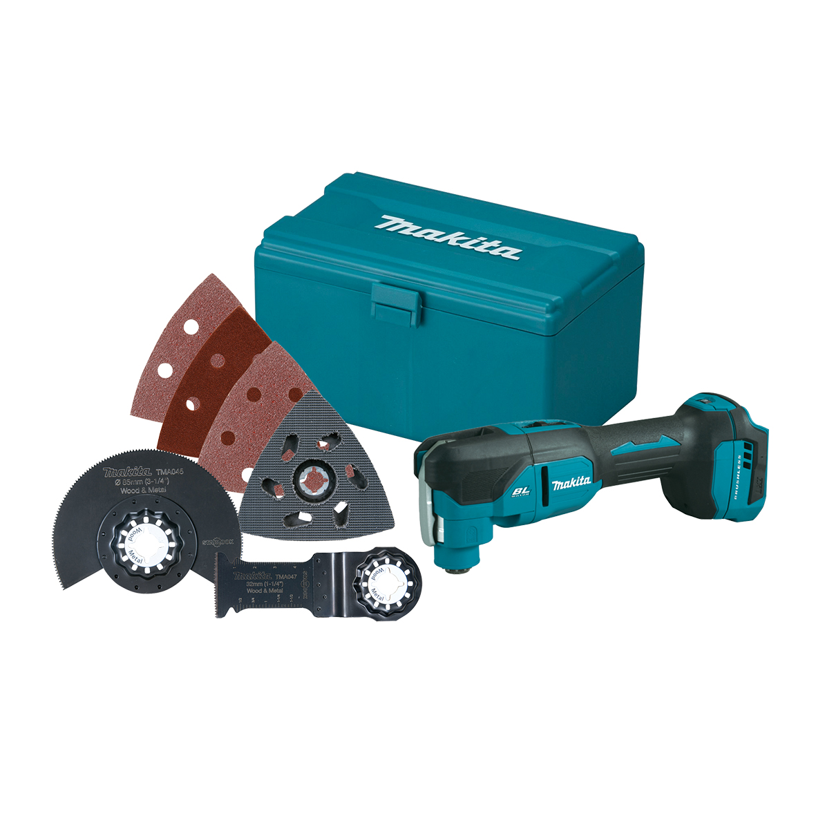 DTM53ZX1 - 18V Brushless Multi-Tool with Accessory Kit - Makita