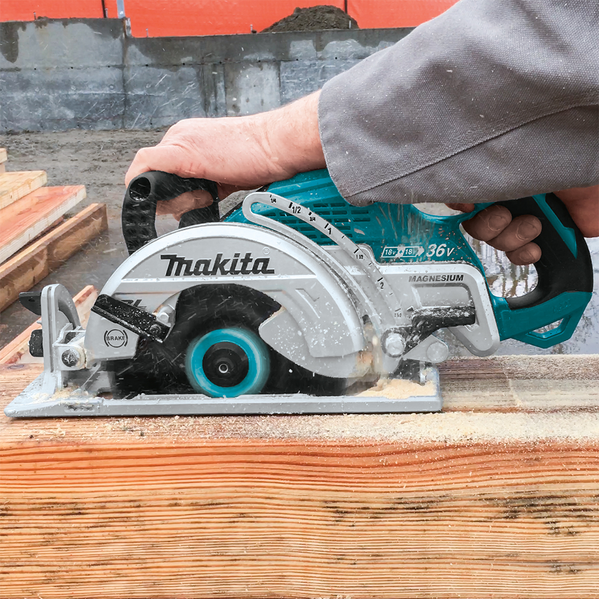 DRS780Z-18Vx2 Brushless 185mm Rear Handle Saw
