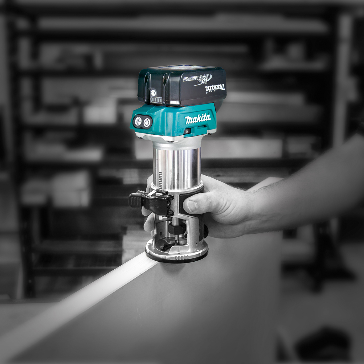 DRT50Z-18V Mobile Brushless Laminate Trimmer