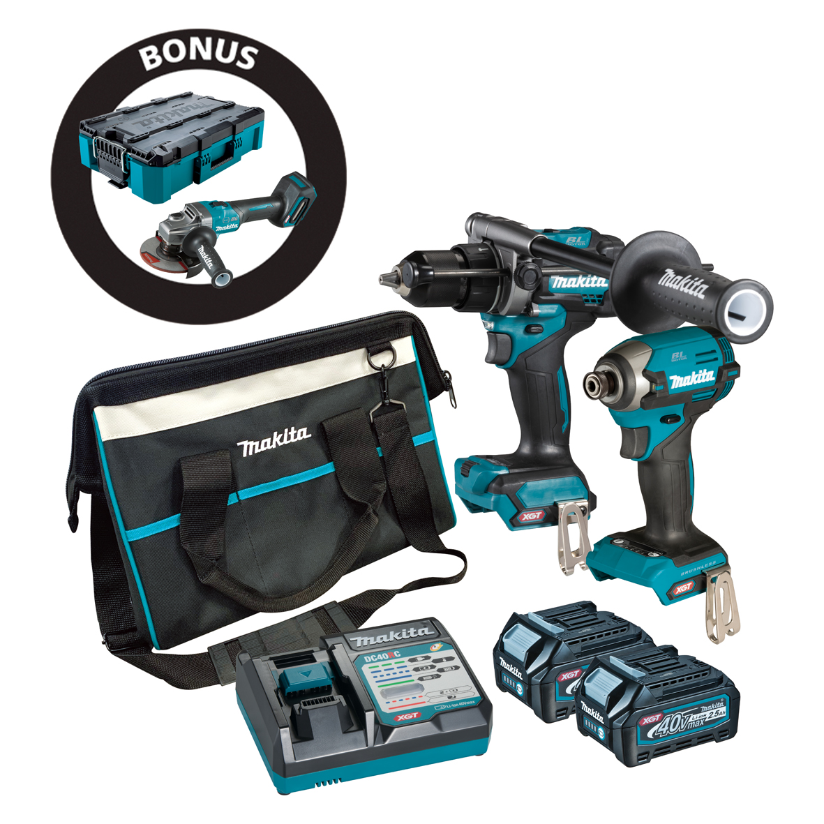 DK0176G206-B - 40V Max Brushless 2 Piece Combo Kit