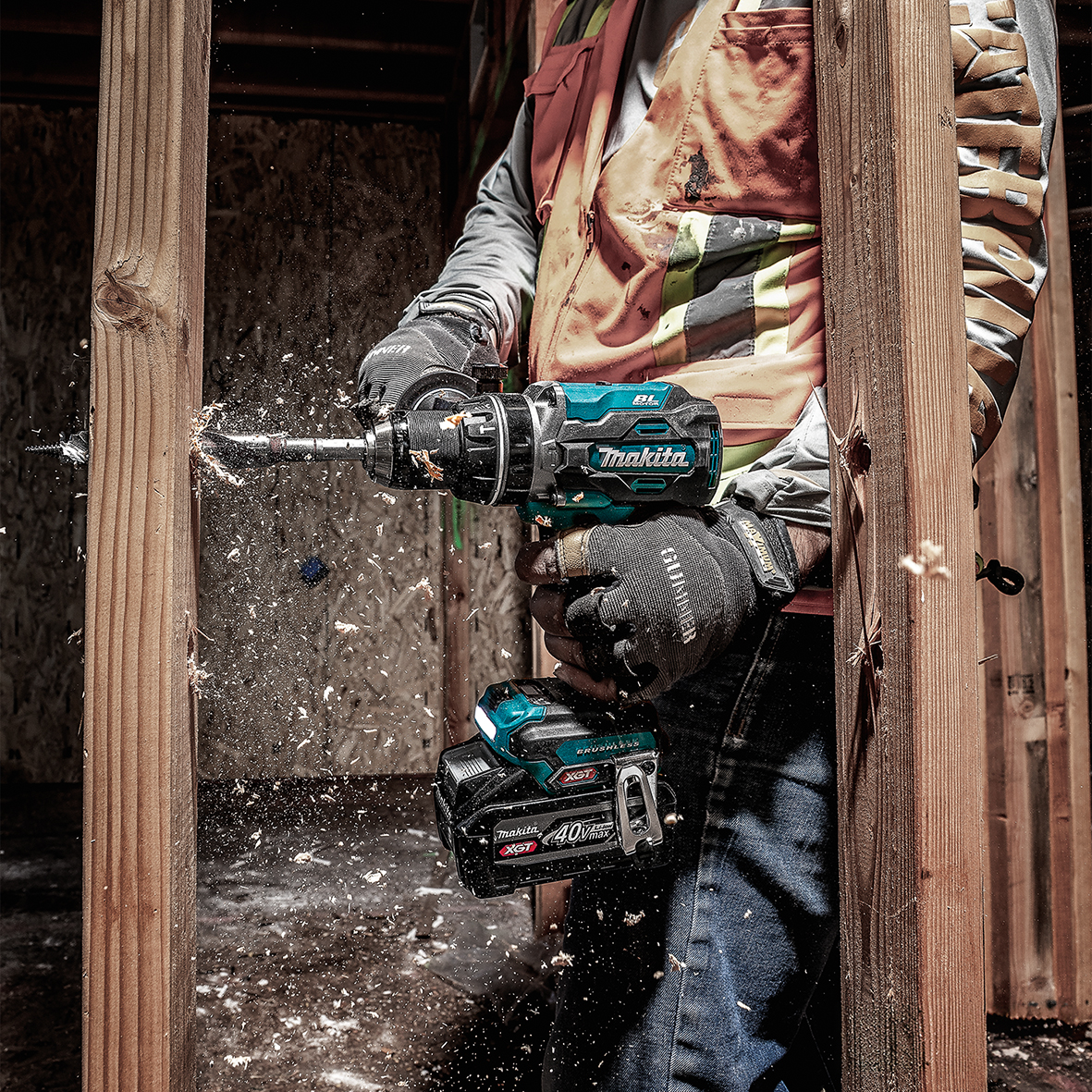 HP003GZ - 40V Max Brushless Hammer Driver Drill