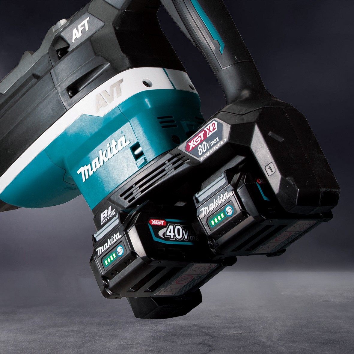 HR006GZ- 80V Max (40Vx2) Brushless 52mm SDS Max Rotary Hammer