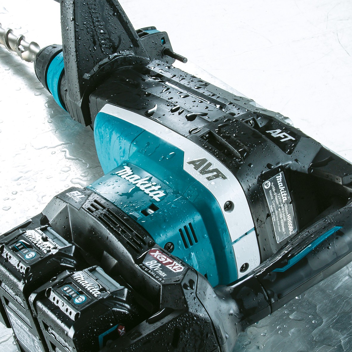 HR006GZ- 80V Max (40Vx2) Brushless 52mm SDS Max Rotary Hammer