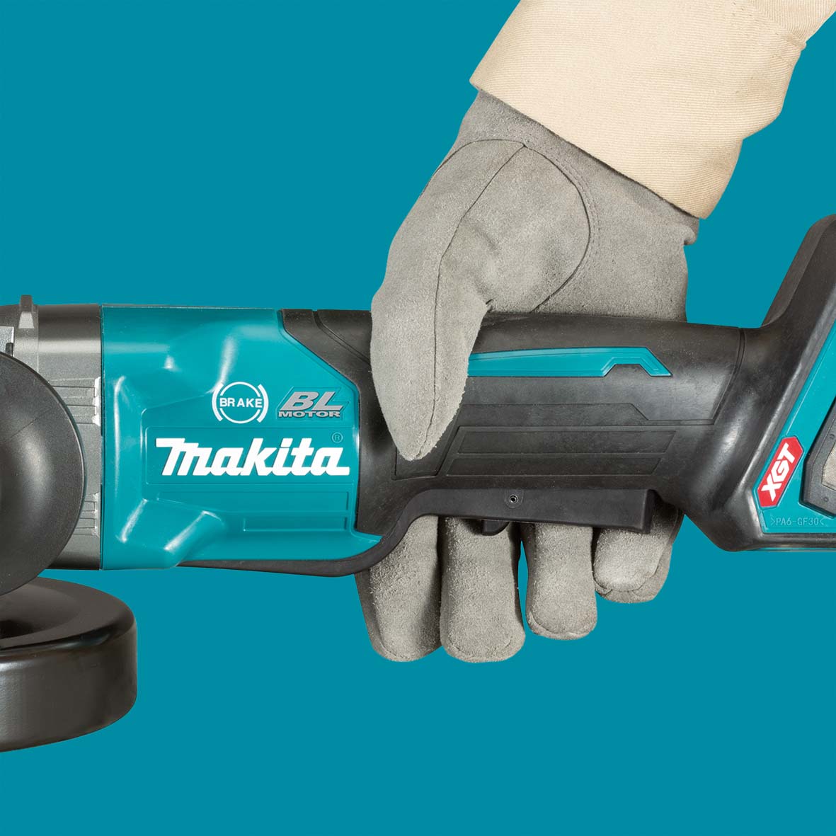 GA013GZ- 40V Max Brushless 125mm (5") Paddle Switch Angle Grinder