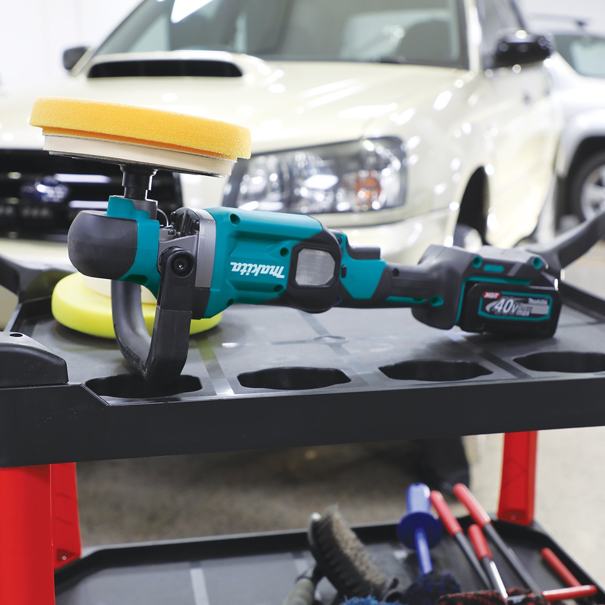 PV001GZ- 40V Max Brushless 180mm (7") Polisher