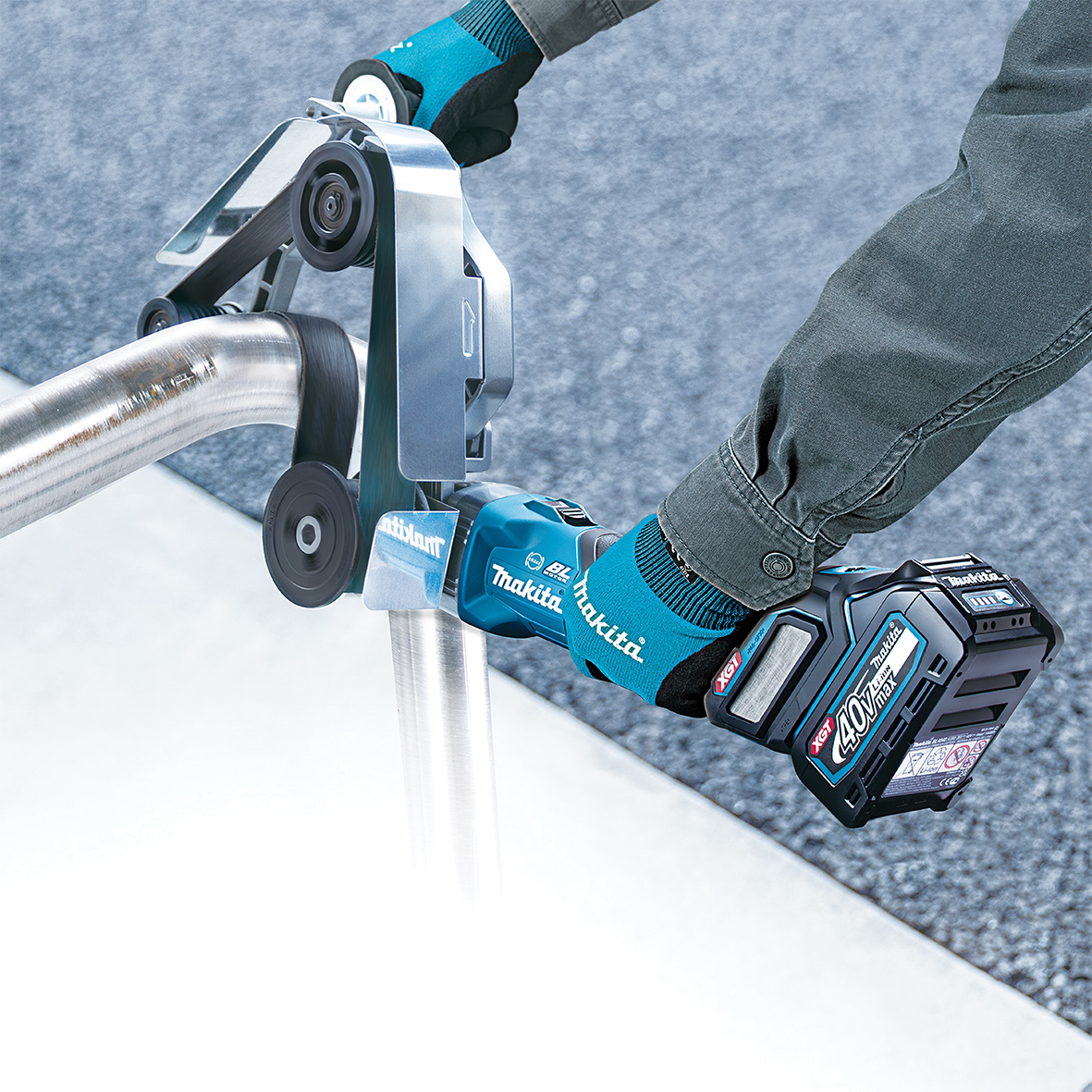 BS002GZ - 40V Max Brushless 40mm Pipe Belt Sander