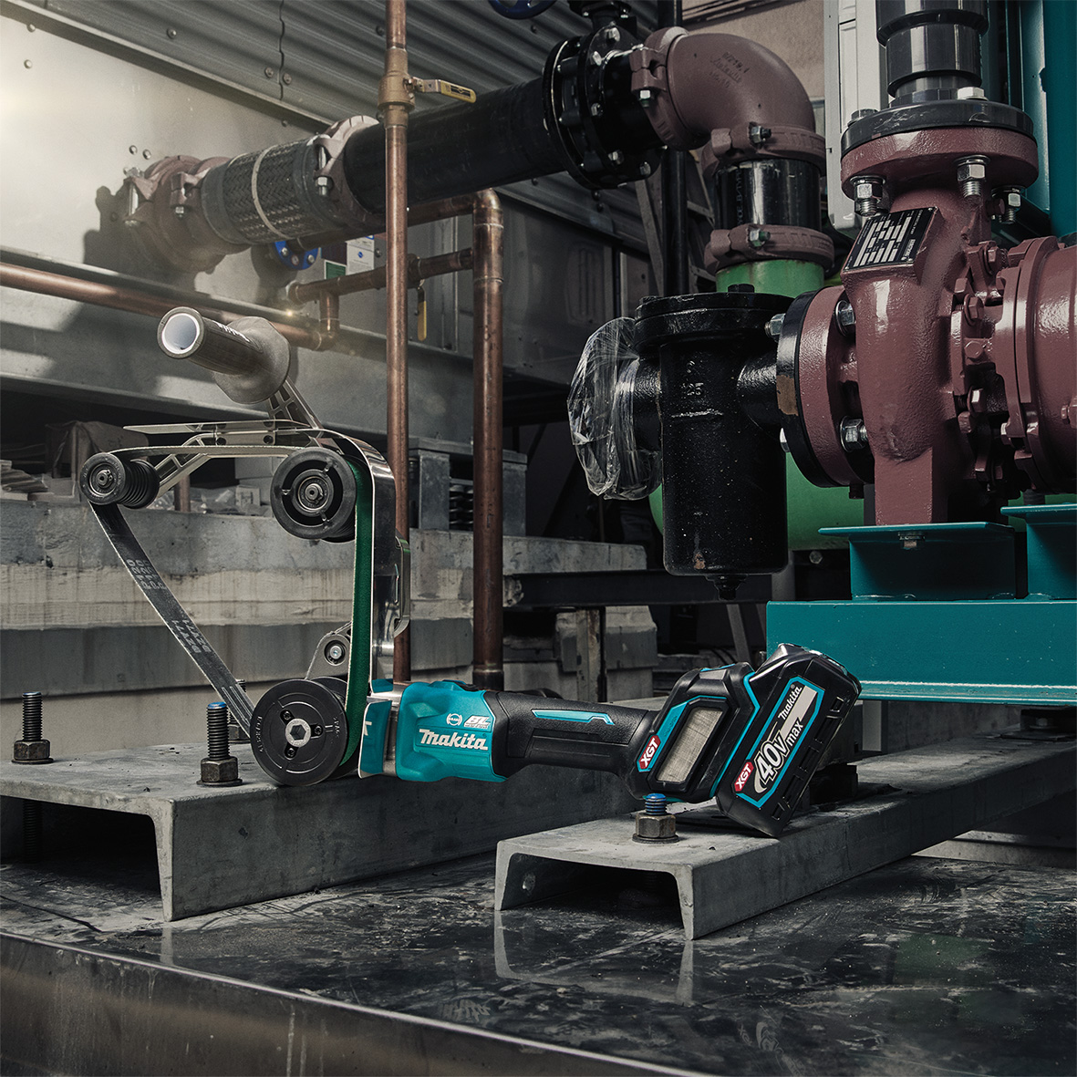 BS002GZ - 40V Max Brushless 40mm Pipe Belt Sander