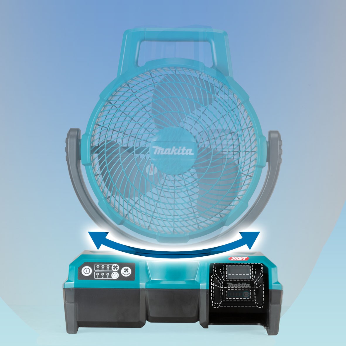CF001GZ- 40V Max 235mm (9-1/4") Jobsite Fan