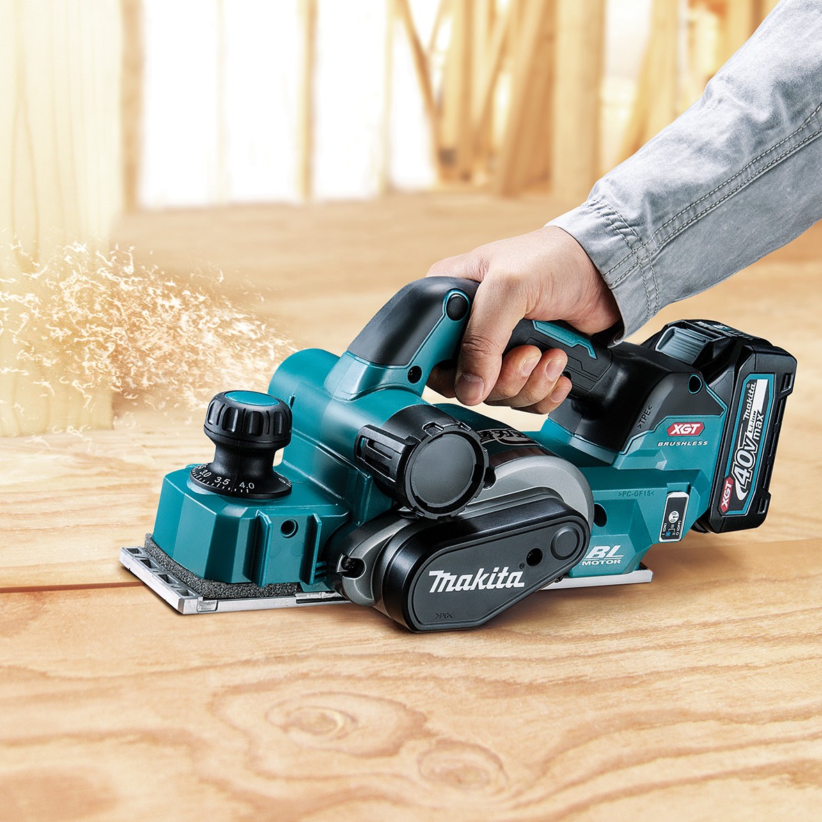 KP001GZ- 40V Max Brushless 82mm Planer