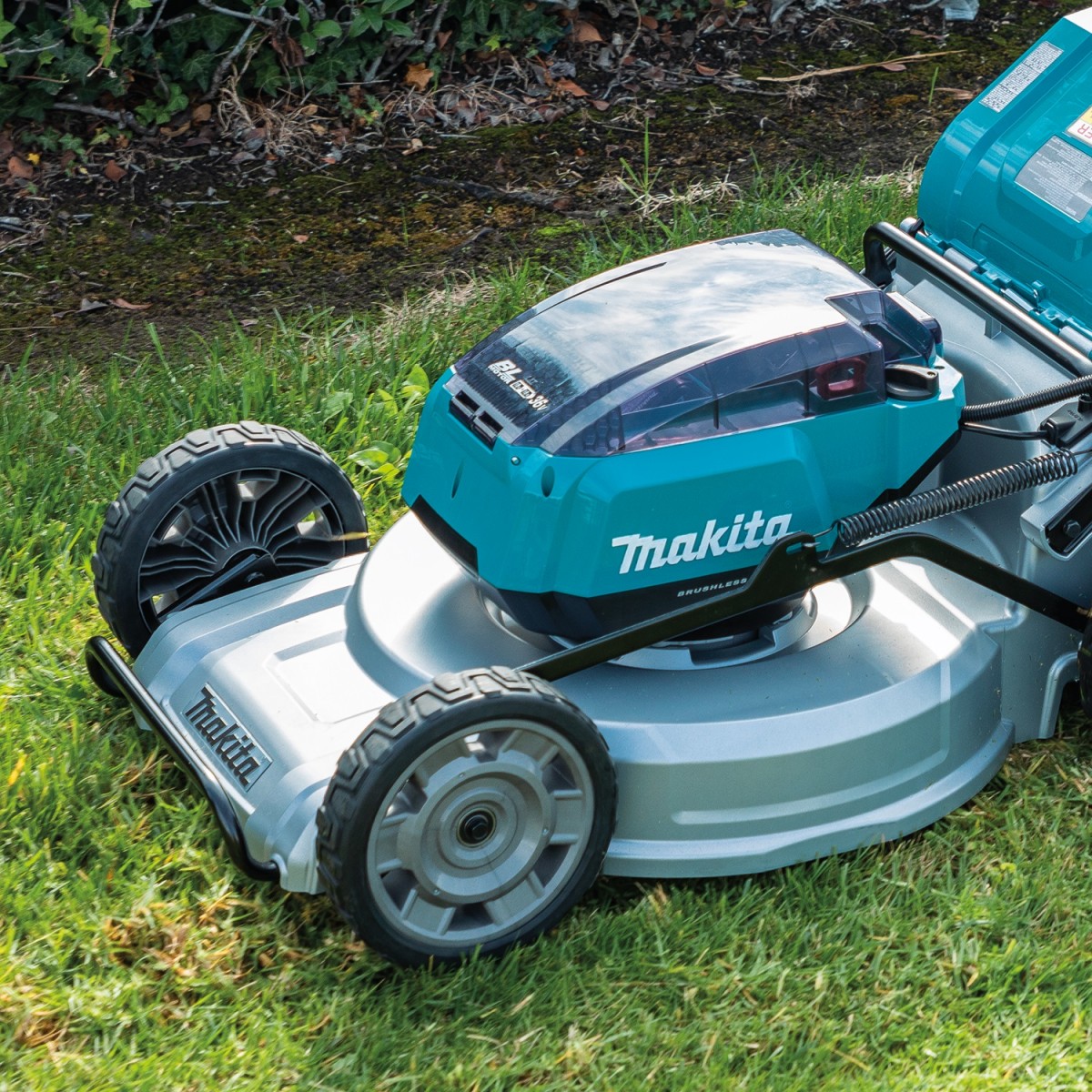DLM537PT4X- 18Vx2 Brushless Self-Propelled Lawn Mower 534mm (21") Kit - Aluminium Deck