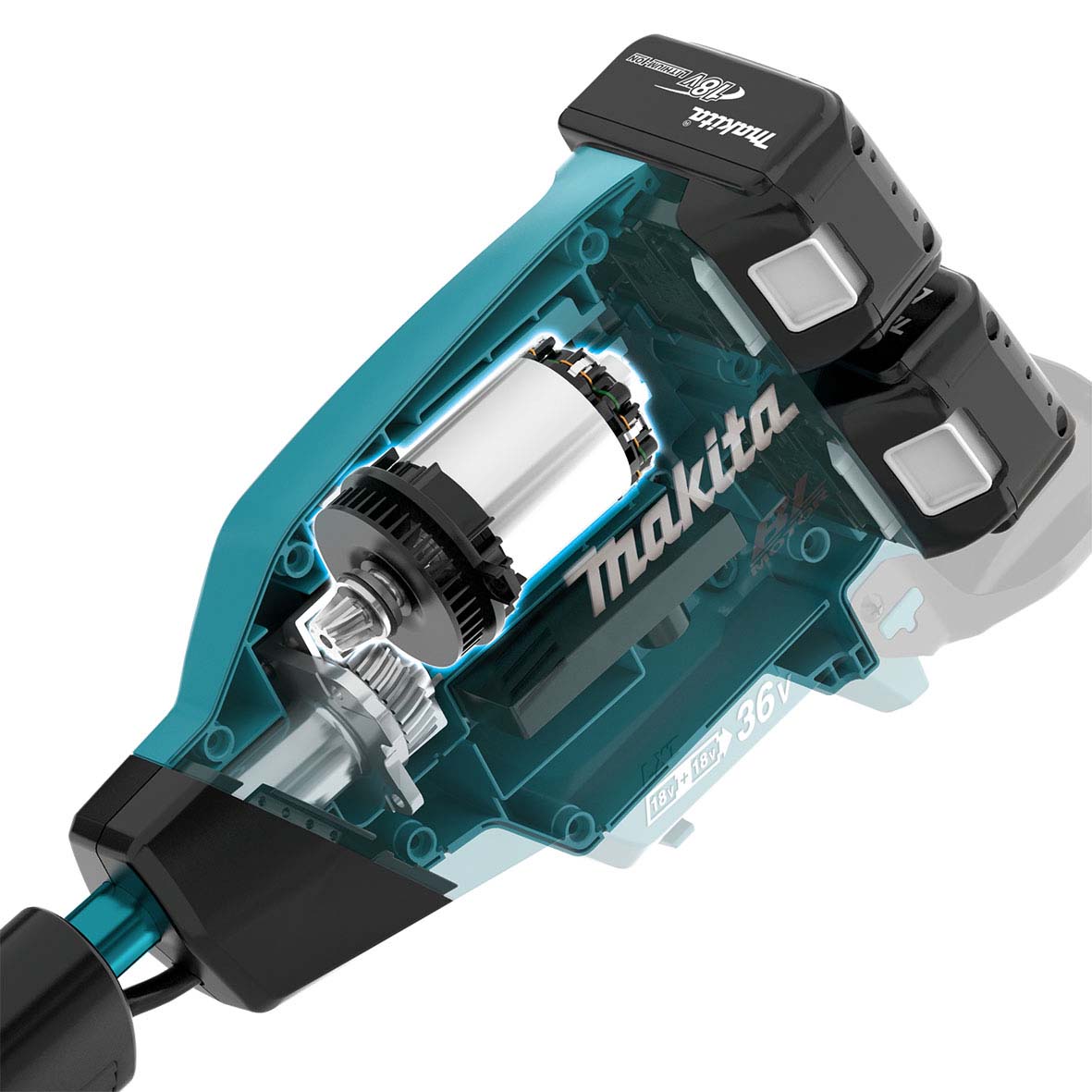DUR369AZ- 18Vx2 Brushless U-Handle Line Trimmer