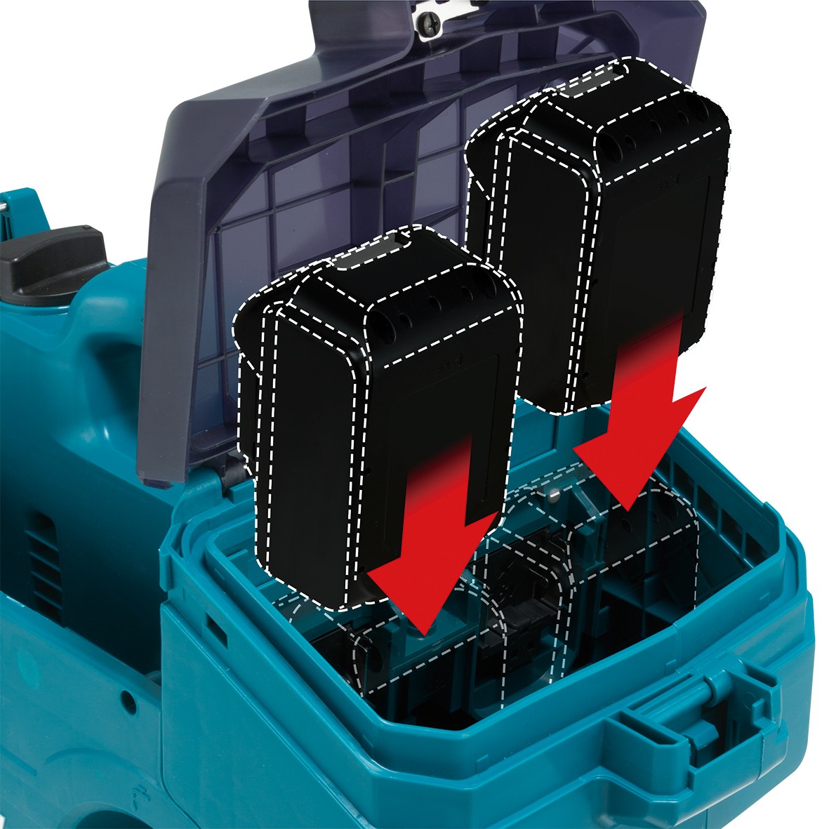 DHW080ZK- 18Vx2 Brushless Pressure Washer
